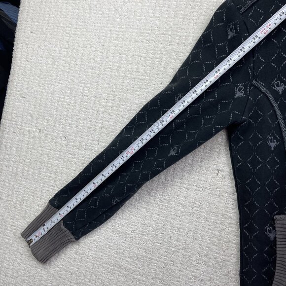 Vintage Split USA Hoodie Women S Black 90s Faded Skateboards Button Up Punk Emo - Picture 10 of 14